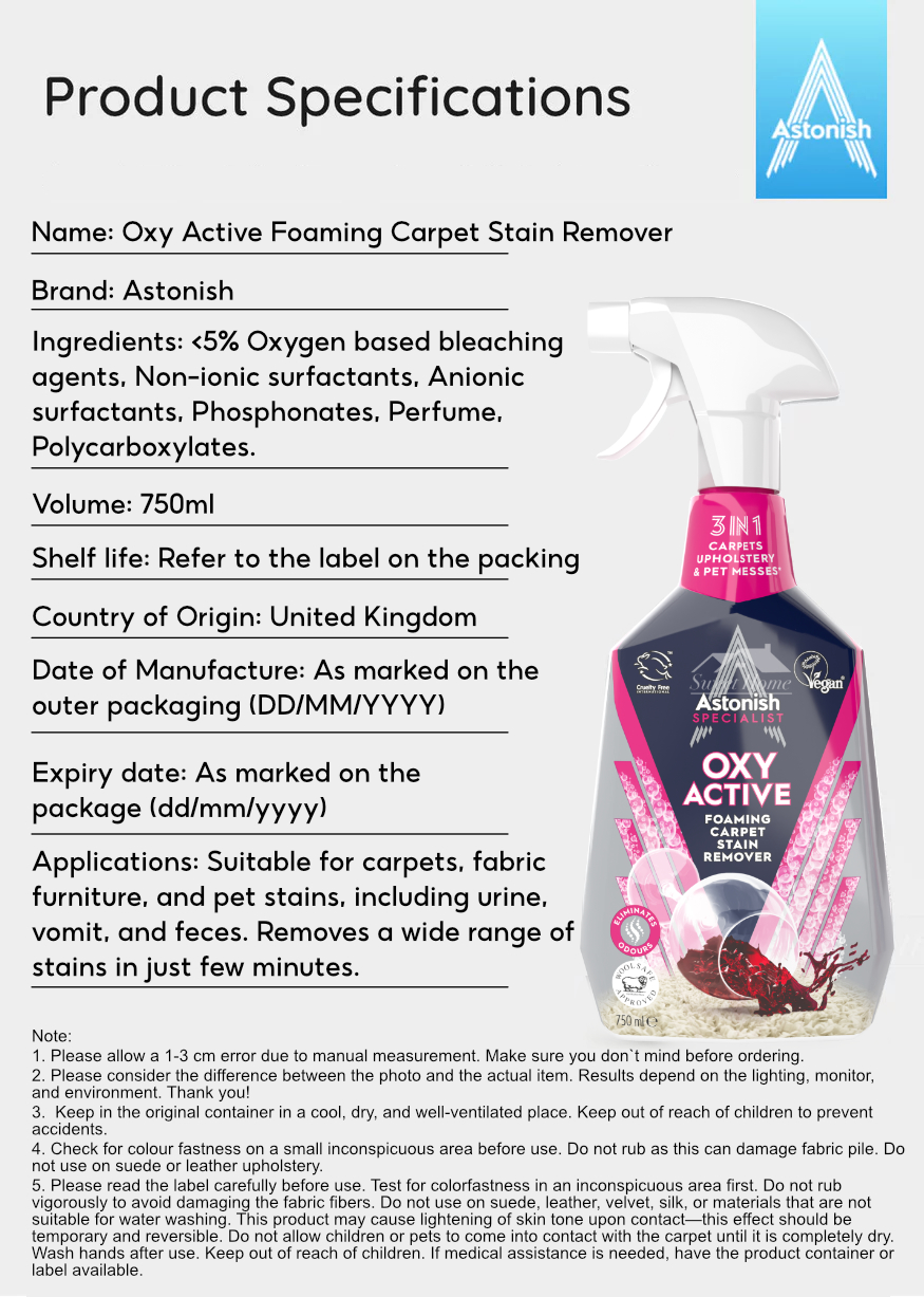 Astonish Specialist C6970 Oxy Active-6